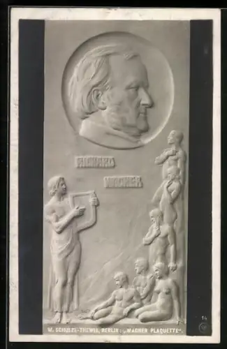 AK Portrait von Richard Wagner, Komponist