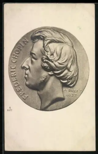 AK Portrait von Frederic Chopin, Komponist