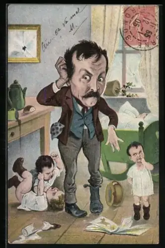 AK Vater, allein mit ungezogenen Gören