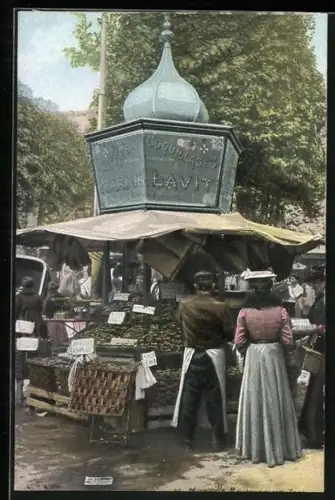 AK Marseille, Marchande coquillages, Markthändlerin