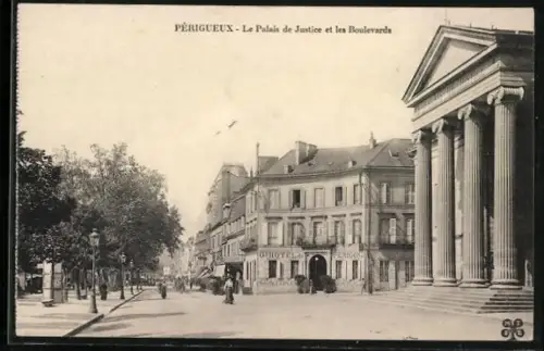 AK Périgueux, Le Palais de Justice et les Boulevards