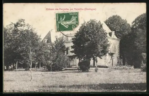 AK Verteillac /Dordogne, Château des Pouyades dans un cadre arboré