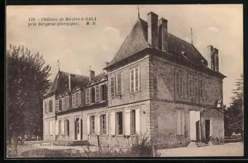 AK Gala /Dordogne, Château de Rivière à Gala près Bergerac