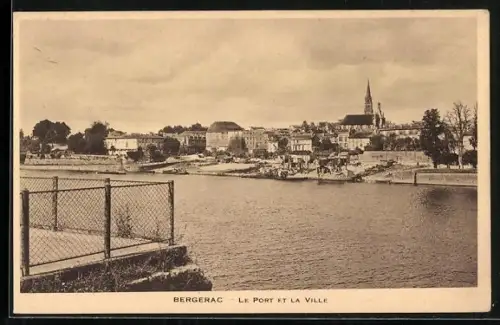 AK Bergerac, Le Port et la Ville