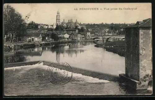 AK Périgueux, Vue prise du Cachepur
