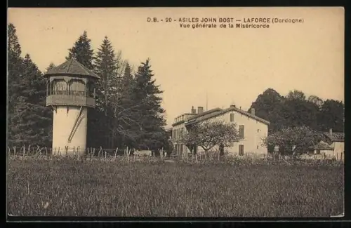 AK Laforce /Dordogne, Vue générale de La Miséricorde