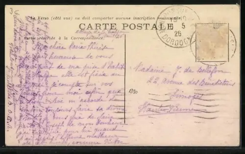 AK Échourgnac /Dordogne, N.-D. de Bonne Espérance, Le Monastère, c. sud-est