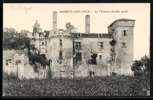 AK Mareuil-sur-Belle, Le Château, facade nord