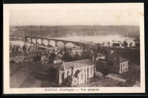 AK Mauzac /Dordogne, Vue générale