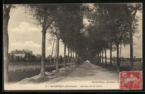 AK Mussidan /Dordogne, Avenue de la Gare