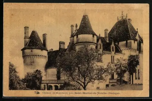 AK Saint-Martial-de-Valette, Château de Montchenil