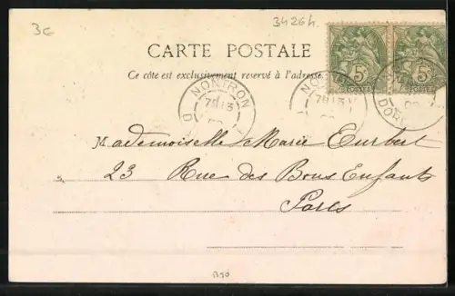 AK Nontron, Vue des deux Viaducs