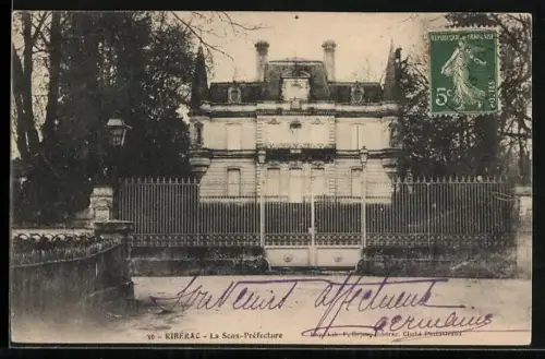 AK Ribérac, La Sous-Préfecture