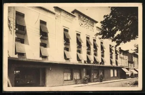 AK Bergerac /Dordogne, L`Hôtel de Bordeaux, Place Gambetta