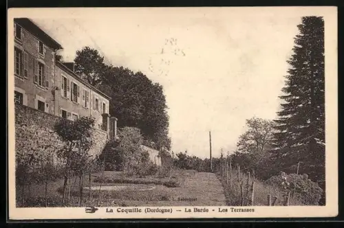 AK La Coquille /Dordogne, La Barde, Les Terrasses
