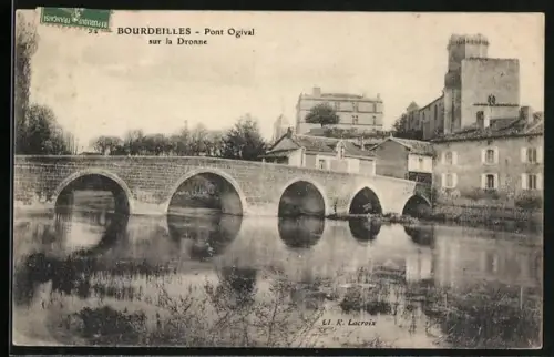 AK Bourdeilles, Pont Ogival sur la Dronne