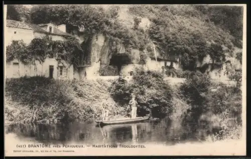 AK Brantôme /Périgueux, Habitations troglodytes