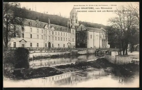 AK Brantôme /Périgueux, Ancienne abbaye sur les bords de la Dronne