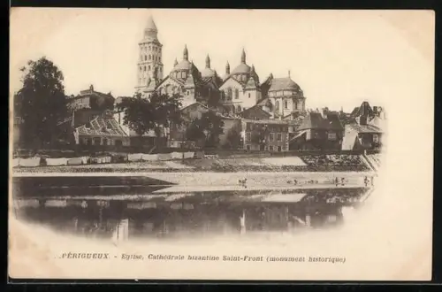 AK Périgueux, Église, Cathédrale byzantine Saint-Front, monument historique