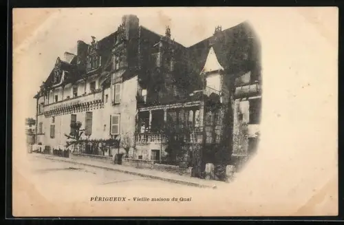 AK Périgueux, Vieille maison du Quai