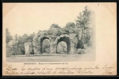 AK Périgueux, Ruines de l`Amphithéâtre