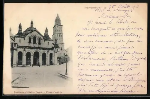 AK Périgueux, Basilique de Saint-Front, Porte d`entrée