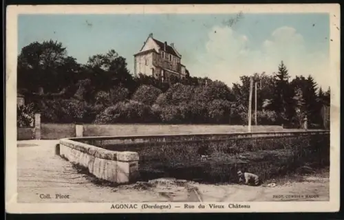 AK Agonac /Dordogne, Rue du Vieux Château