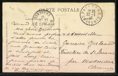 AK Bouteilles /Dordogne, Vue générale