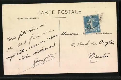 AK Le Bugue /Dordogne, Vue du Pont