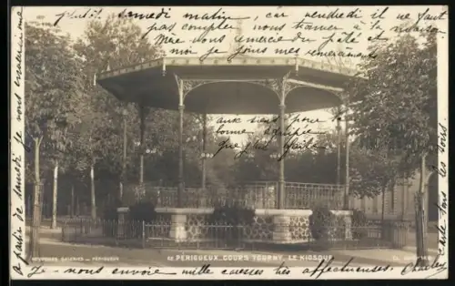AK Périgueux, Cours Tourny, le kiosque