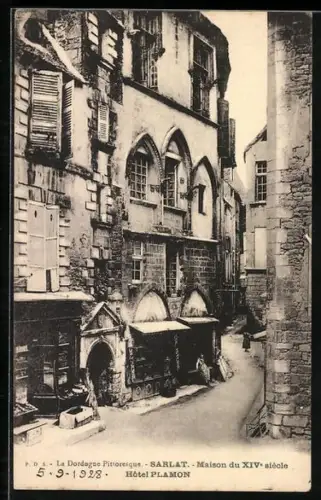 AK Sarlat, Maison du XIVe siècle et Hôtel Plamon
