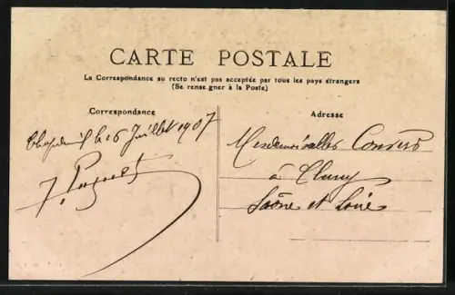 AK Bourdeilles, Le Faubourg et la Vallée de la Dronne, vue des Remparts du Château