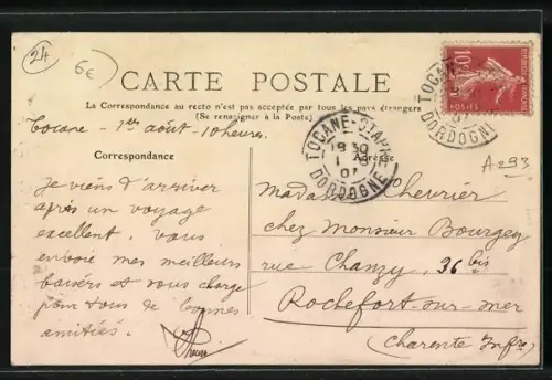 AK Tocane-St-Apre, Entrée Est de la Ville