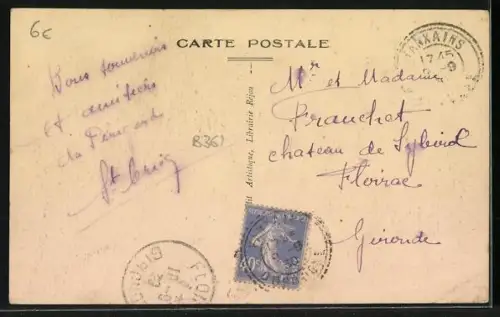 AK Ribérac /Dordogne, Rue de l`Hôtel-de-Ville