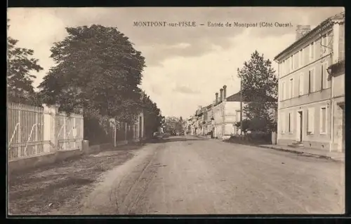 AK Montpont-sur-l`Isle, Entrée de Montpont, Côté Ouest