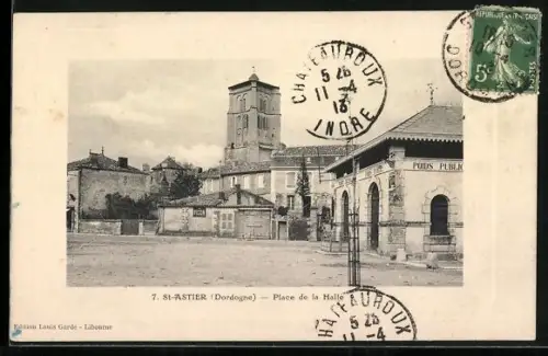 AK St-Astier /Dordogne, Place de la Halle