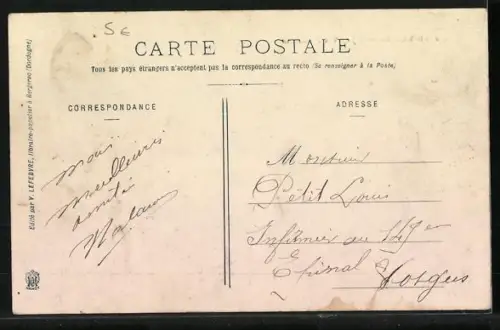 AK Liorac /Dordogne, Vue d`ensemble