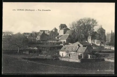 AK Liorac /Dordogne, Vue d`ensemble