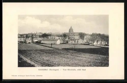 AK Issigeac /Dordogne, Vue Générale, côté Sud