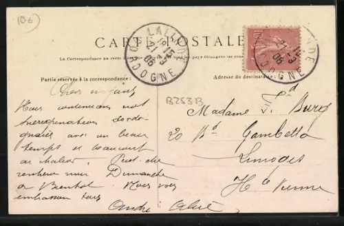 AK Lalinde /Dordogne, Place Mazagran