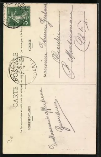 AK Nontron, Église Notre-Dame vue du Bandiat