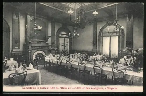 AK Bergerac, La Salle de la Table d`Hôte de l`Hôtel de Londres et des Voyageurs