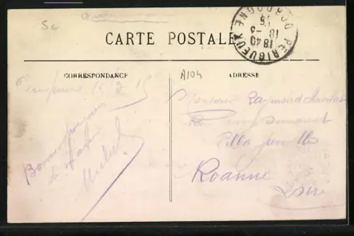 AK Périgueux, Le Boulevard Daumesnil avec ses commerces animés