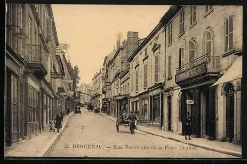 AK Bergerac, Rue Neuve vue de la Place Loubet
