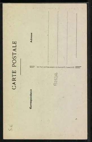 AK Bergerac, Rue Neuve-d`Argenson animée avec passants et boutiques