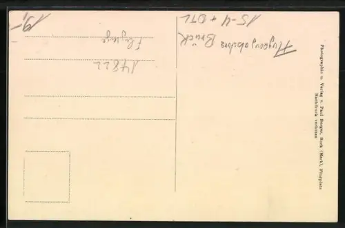 AK Brück / Mark, Flugzeugabsturz 1913, Andenken an Fritz Stephan und Fritz Rössler