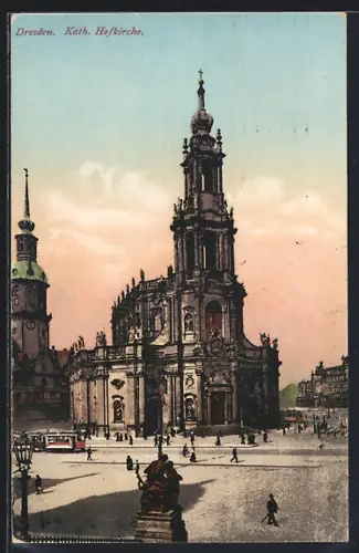 AK Dresden, Kath. Hofkirche