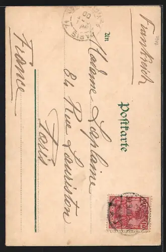 AK Triberg, Der Wasserfall