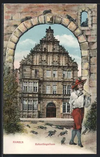 AK Hameln, Rattenfängerhaus