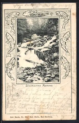AK Hasserode, Steinerne Renne, Wasserfall